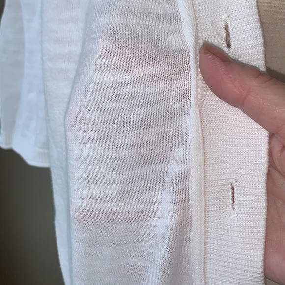 EUC Set of 3 Loft denim mini skirts  1-white distr 1- acid blue 1-khaki ALL sz 4 - Picture 9 of 16